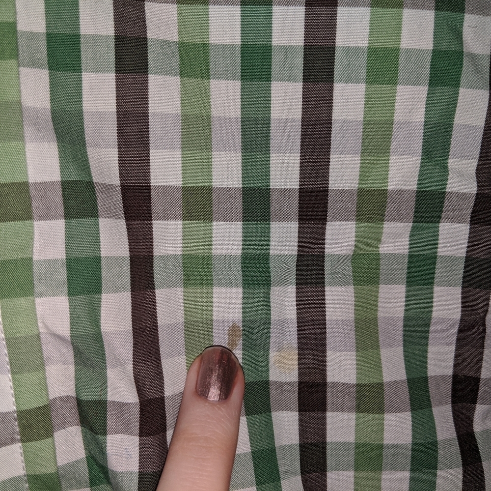 Banana Republic Men's XL Plaid Button Down - Picture 4 of 8